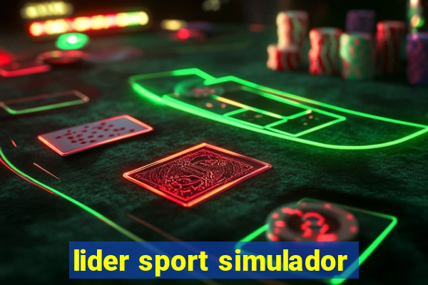 lider sport simulador